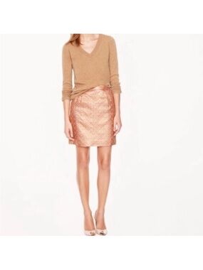 J. Crew Collection Salon Mini Skirt 0